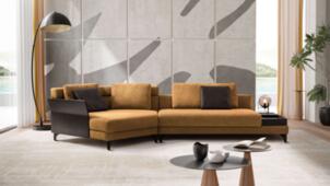 Design und Materialmix <br/>im Einklang.