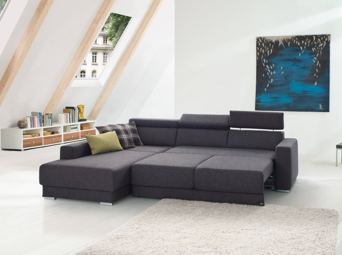 Schlafcouch mit Bettfunktion quickplus | © sedda Polstermöbel